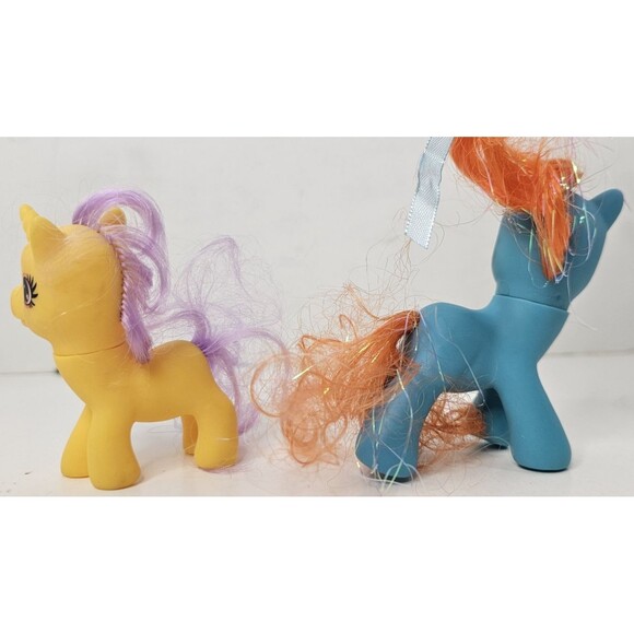 Wonder Pony Land: Lot of 2 - Blue Unicorn‎ S-09-B1 & Yellow Unicorn S-10-B1A - Picture 2 of 6